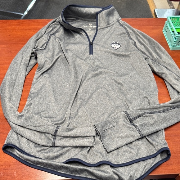 Colosseum UConn quarter zip active sweatshirt M // 083017 - Picture 1 of 2